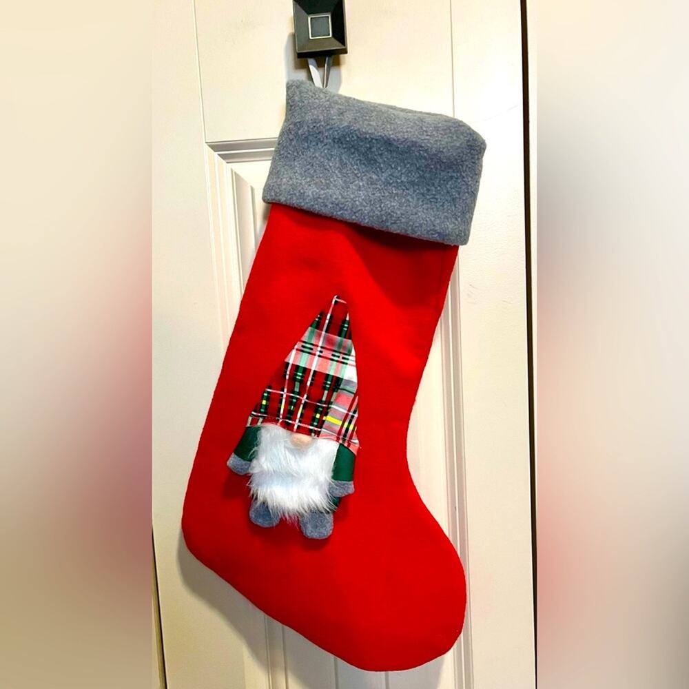 Gnome Christmas stocking, NWOT